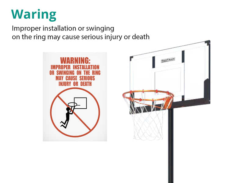 Adjustable Portable Basketball Stand Hoop ZW003