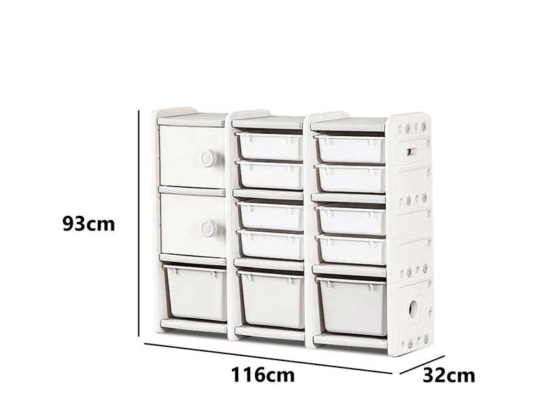 Kids Toy Storage Shelf Classic shape 3x3