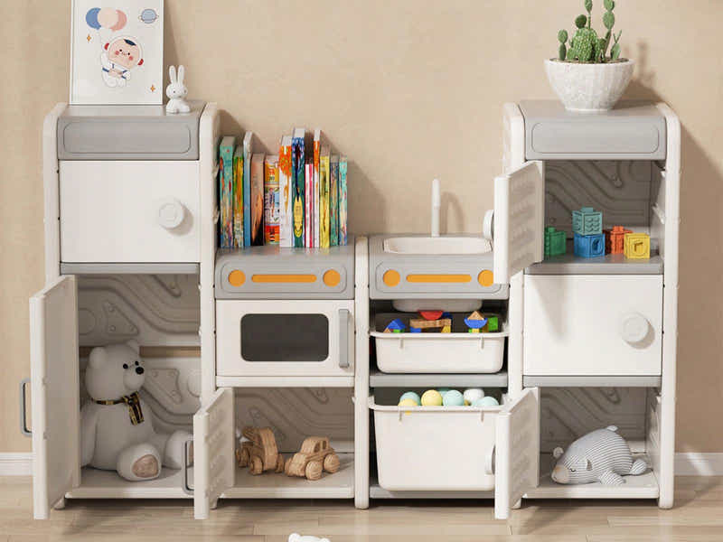 Storage Shelf With Drawing Board