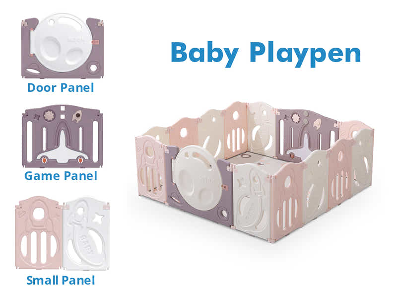 Baby playpen Space Theme