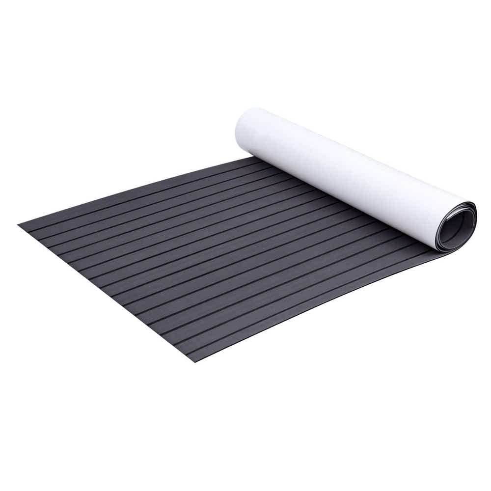 DS NA EVA Foam Boat Flooring Mat Decking Sheet 240x90x0.6cm Dark Grey Decor