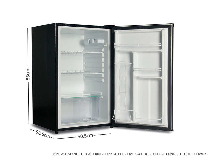 Novello Bar Fridge Black - XXL/110L