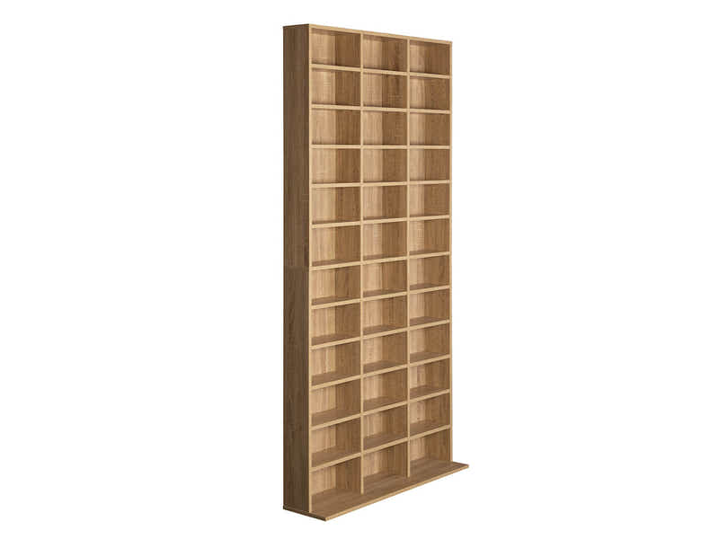 CD/DVD Storage Shelf - Natural Wood