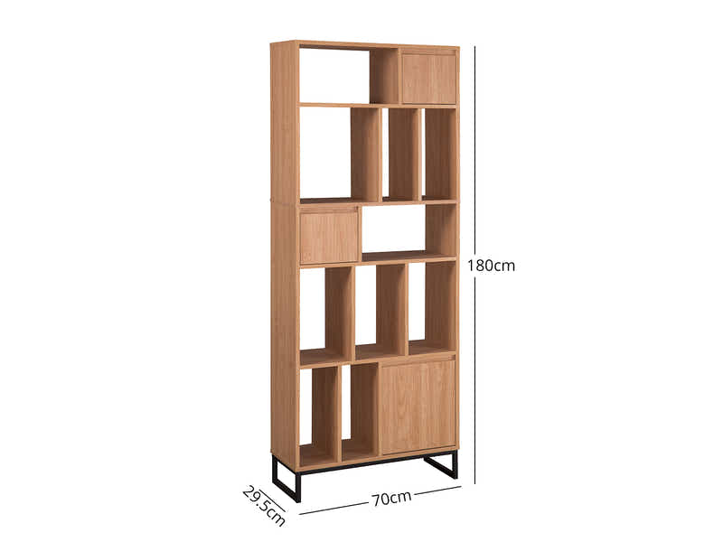 Enkel Multi-Compartment Bookshelf Unit