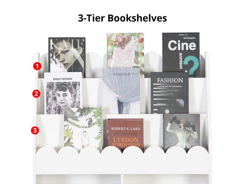 Gioia Kids Book Shelf Storage