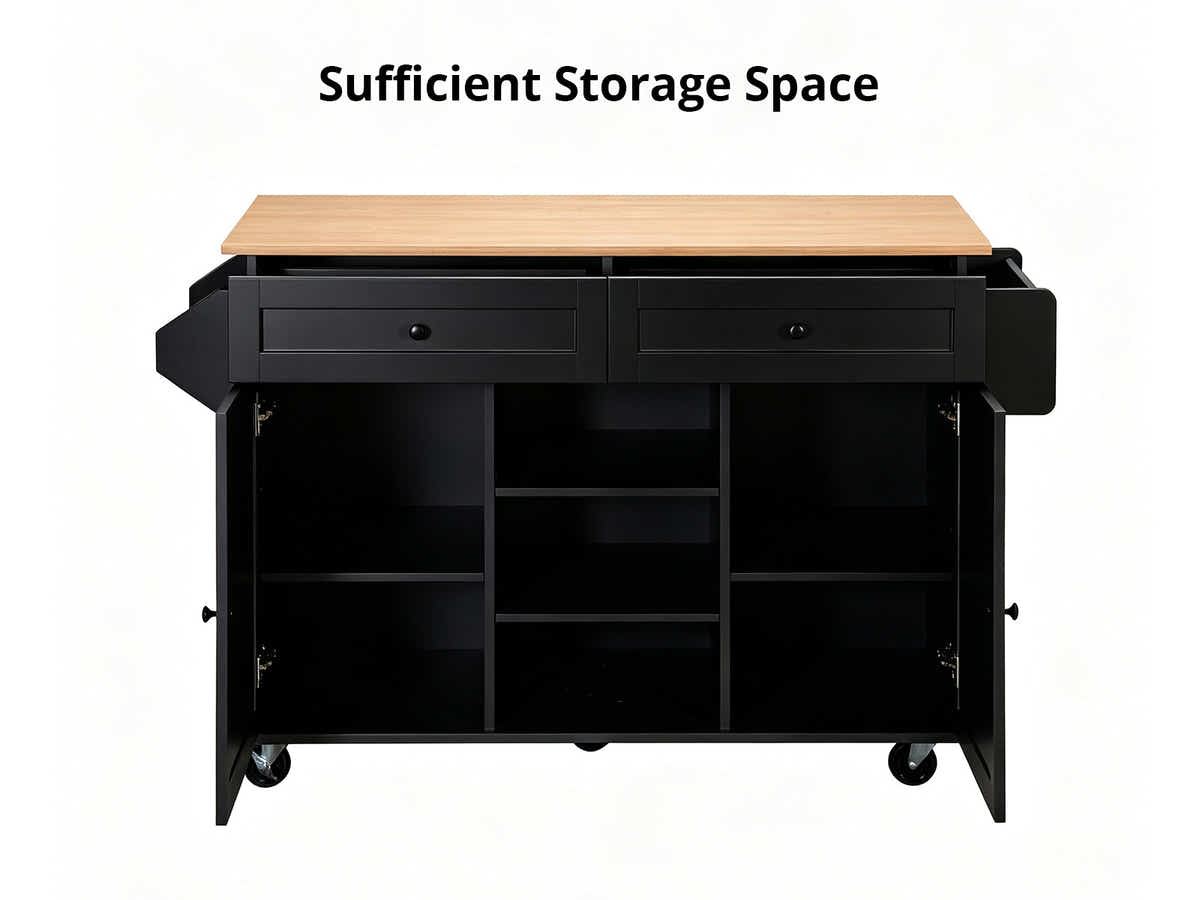 DS KOK Kitchen Trolley - Black