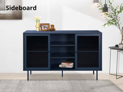 Marinbla Sideboard With Shelves - 120 cm