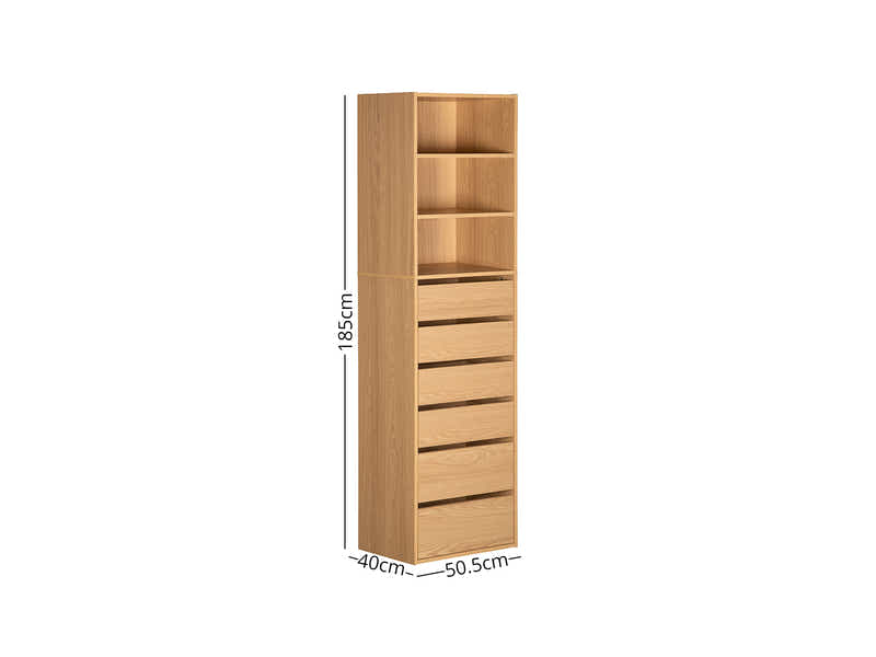 Mattone 3+6D Wardrobe Wood