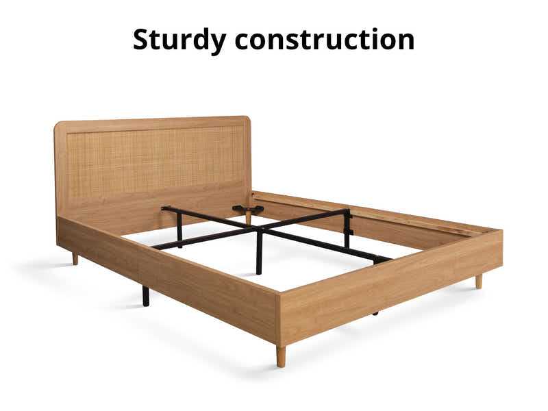 Naturlig Queen Bed Frame