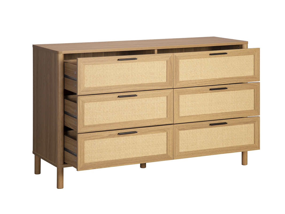 Naturlig Plus 6-Drawer Lowboy
