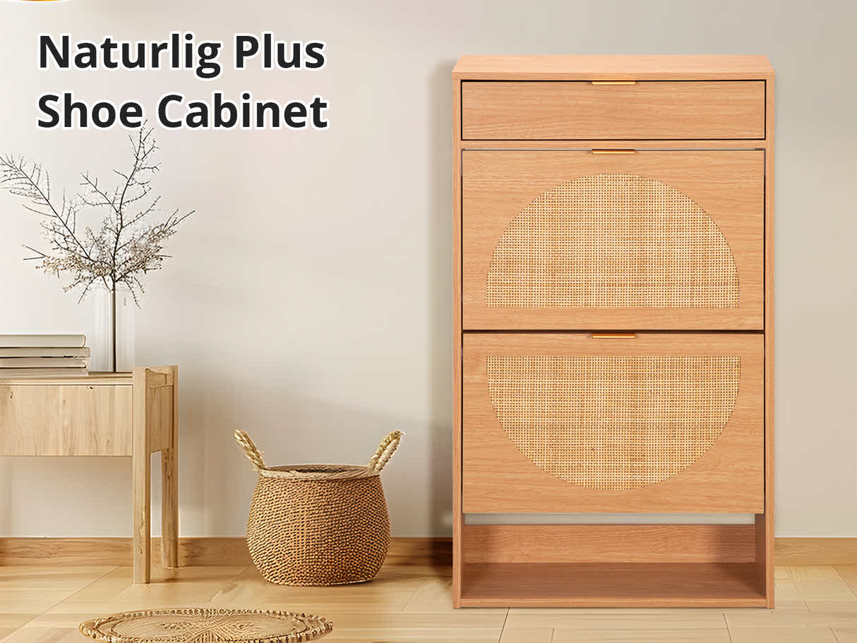 Naturlig Plus 4-Layer Shoe Rack