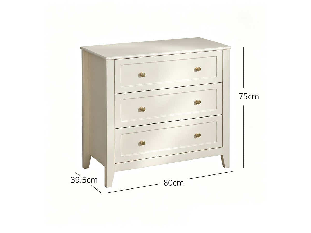 DS Nantes 3 Drawers Tallboy