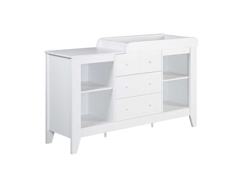 Wooden Nursery Change Table - White