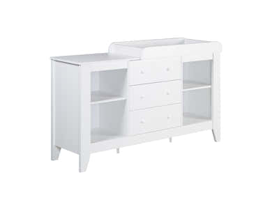 Wooden Nursery Change Table - White