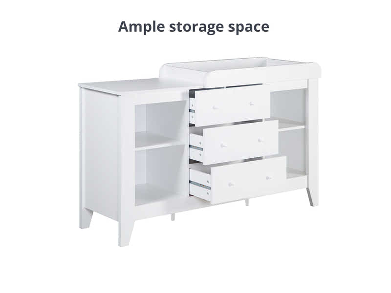 Wooden Nursery Change Table - White
