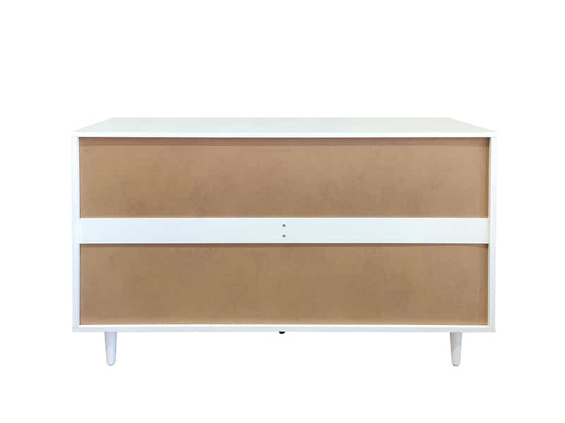 Rechteck 6-Drawer Lowboy - White