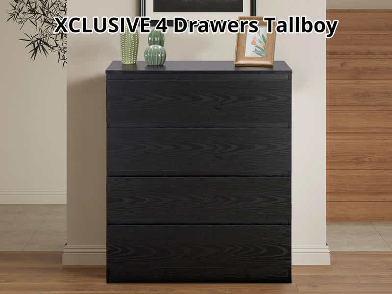 Xclusive 4-Drawer Tallboy