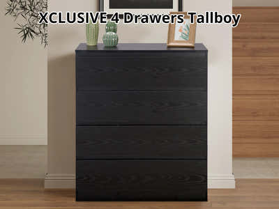 Xclusive 4-Drawer Tallboy