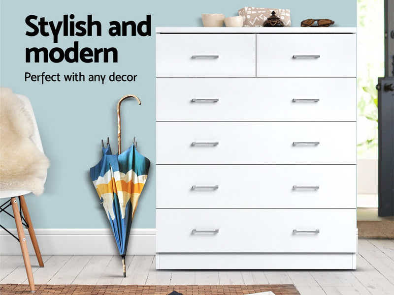 Hamilton 6-Drawer Tallboy