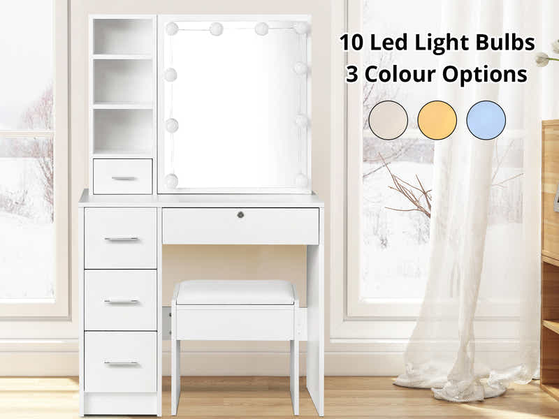 Ignited LED Dressing Table MED