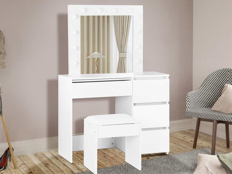 Ignited LED Dressing Table