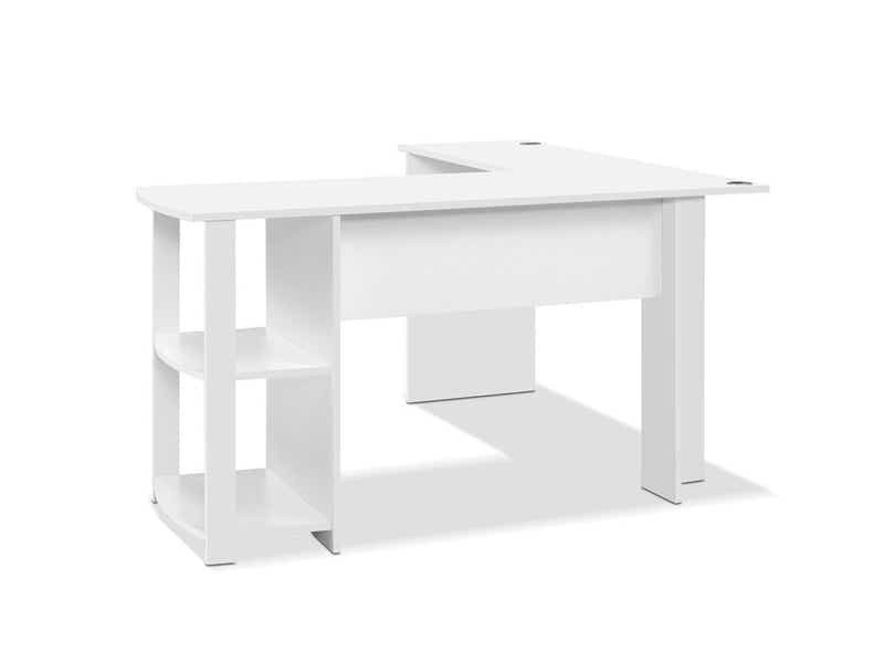 Korr L-shaped Office Desk - White
