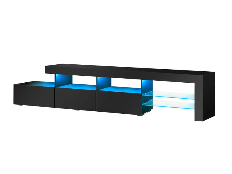 Glansig LED Entertainment Unit - 220 cm