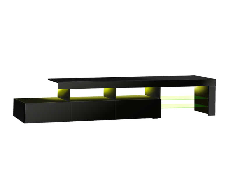 Glansig LED Entertainment Unit - 220 cm
