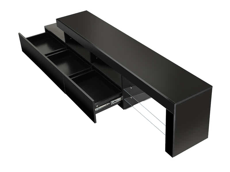 Glansig LED Entertainment Unit - 220 cm