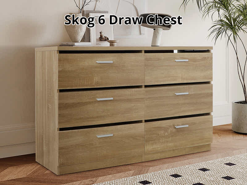 Skog 6-Drawer Lowboy