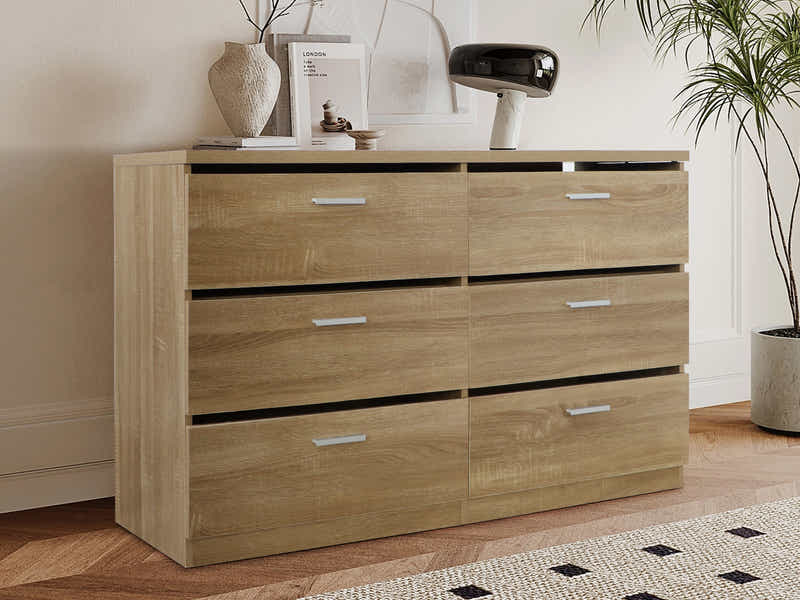 Skog 6-Drawer Lowboy