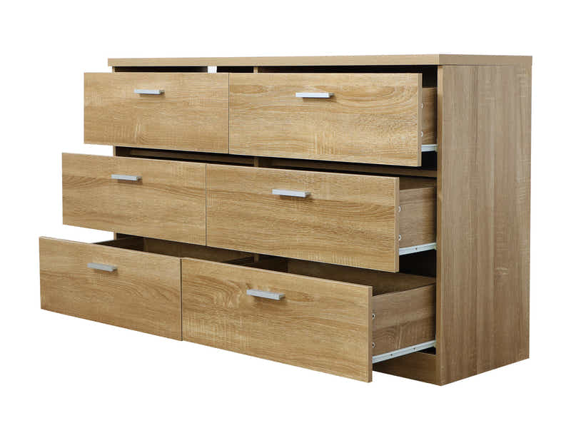 Skog 6-Drawer Lowboy