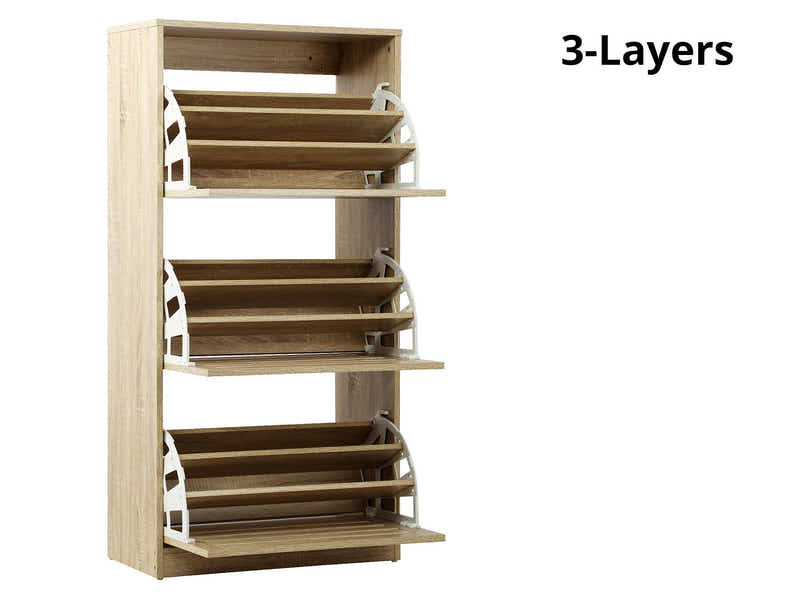 Skog 3-Layer Shoe Cabinet