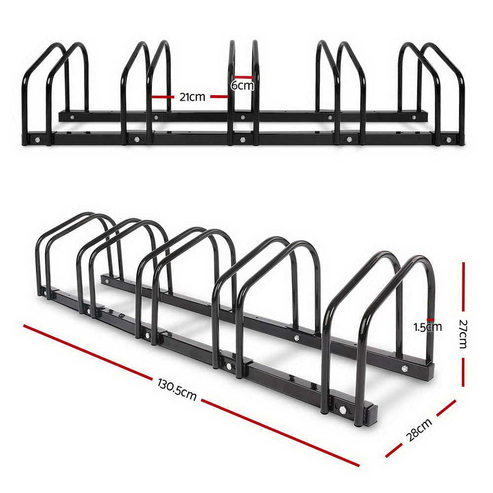 DS NA Weisshorn 5 Bike Stand Rack Bicycle Storage Floor Parking Holder Cycling