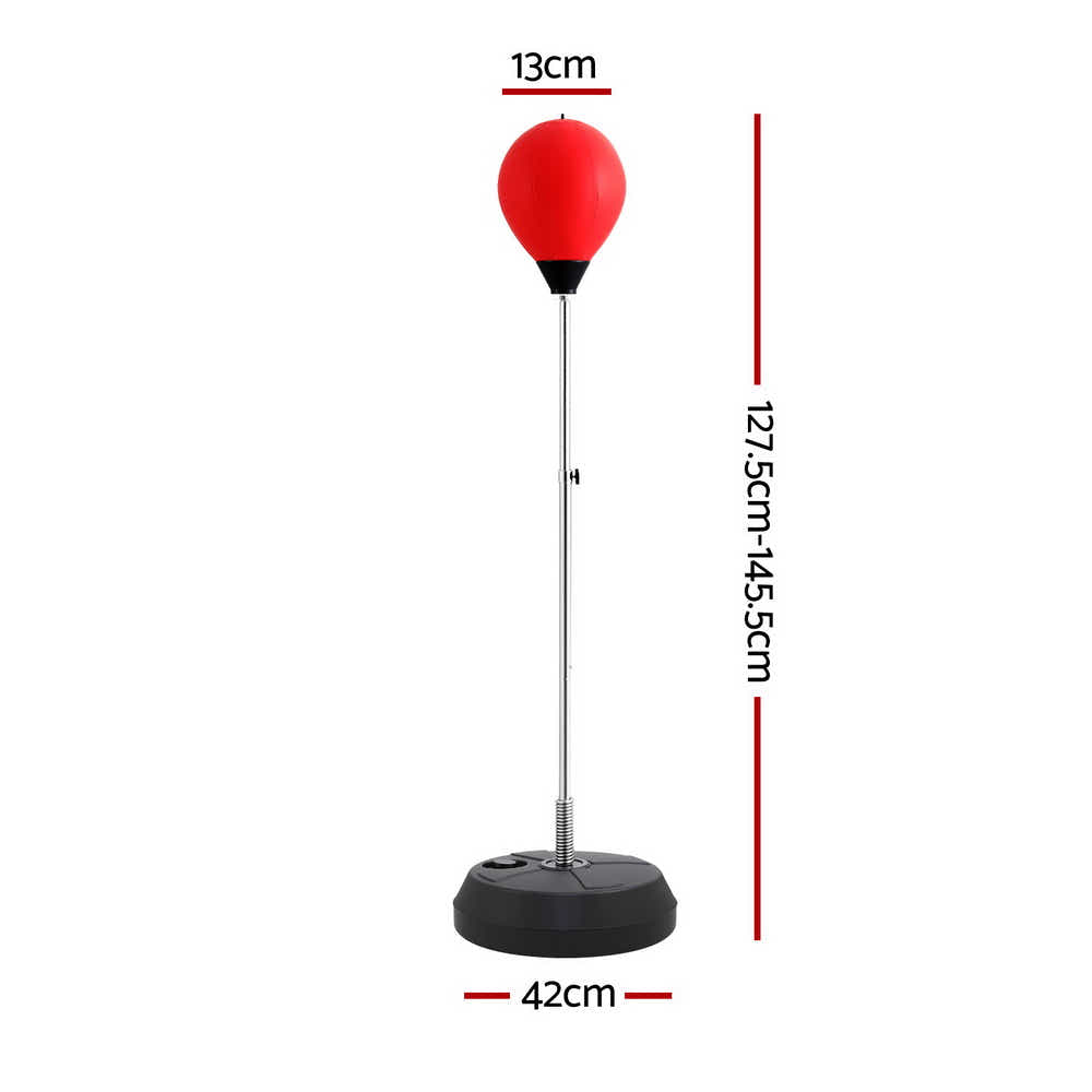 Everfit Punching Bag Stand 150cm Adjustable Freestanding with Gloves-Pump