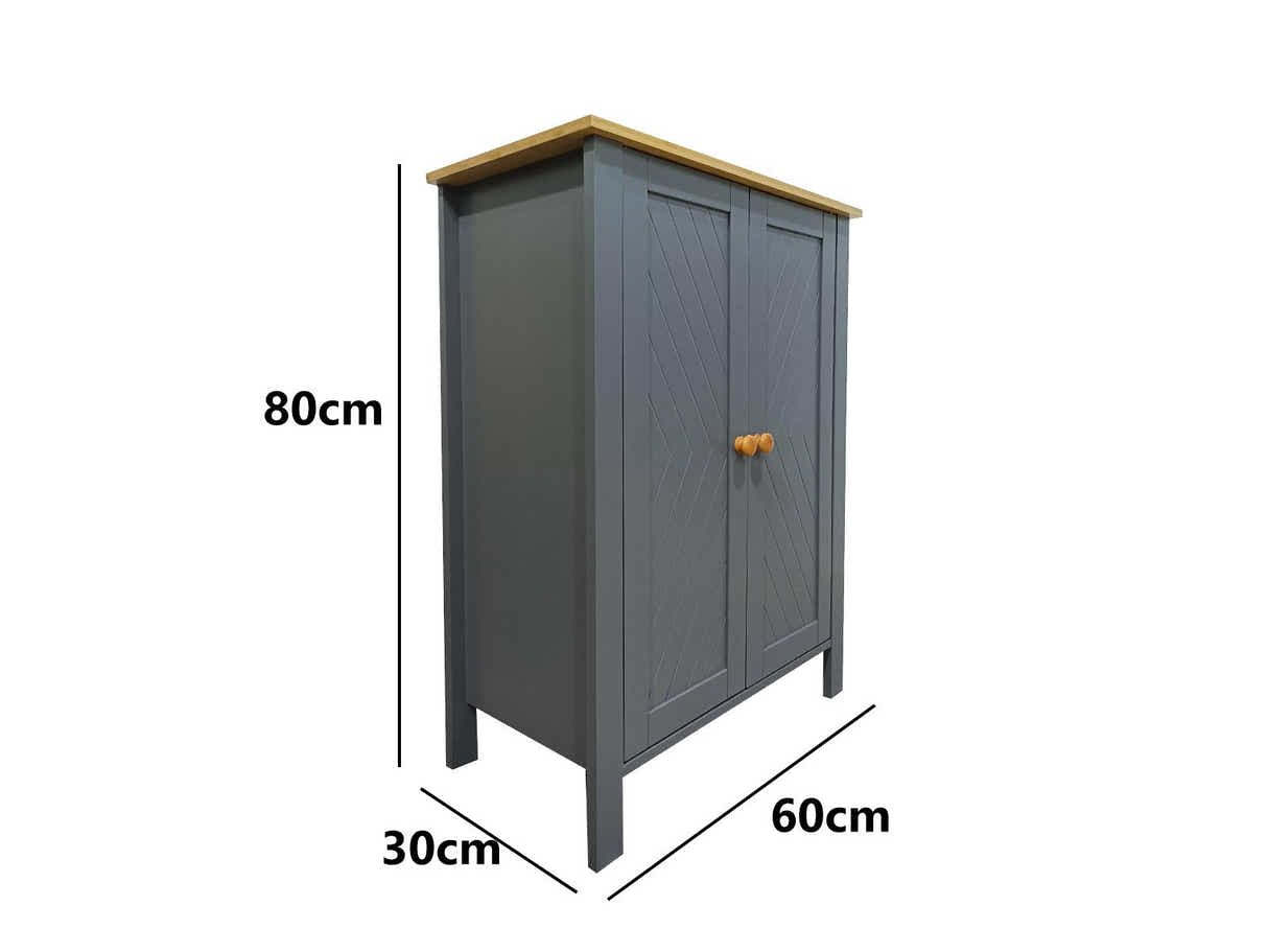 Bathroom/Kitchen Storage Cabinet - Grey