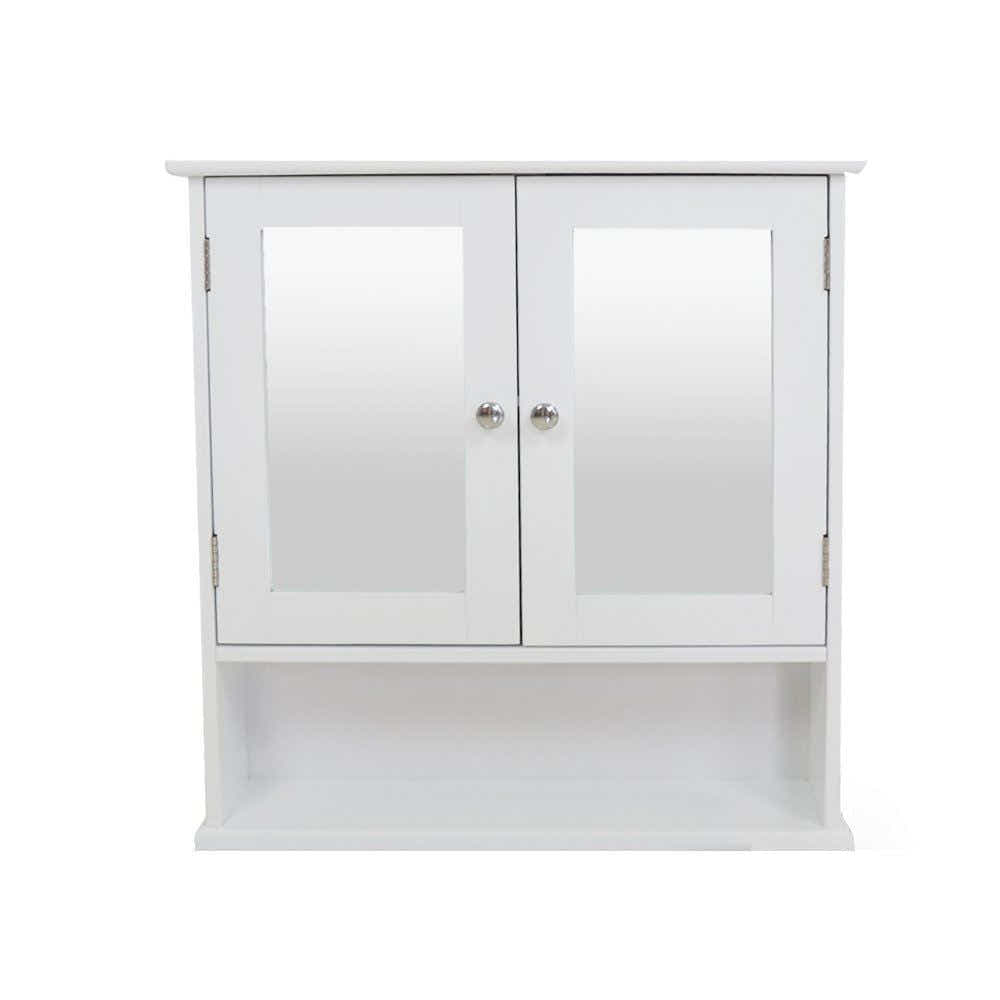 Bathroom Wall-Mounted Cabinet with Mirror