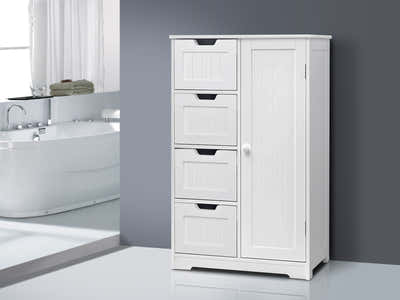 Bathroom 4-Draw Cabinet