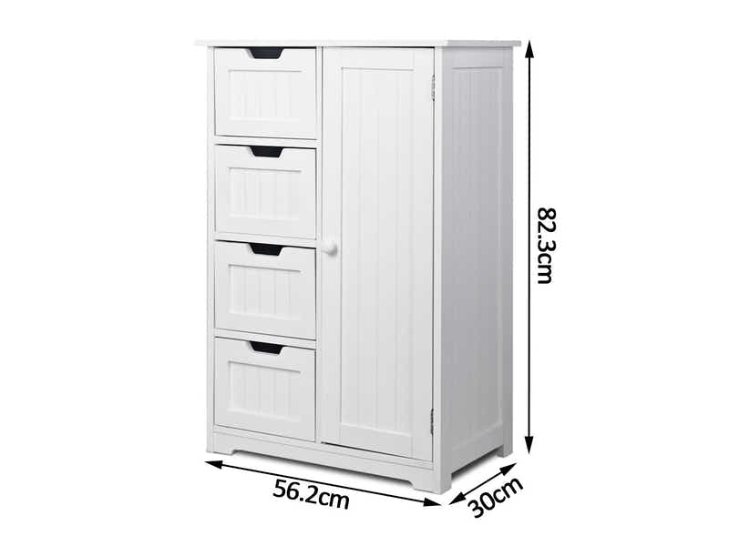 Bathroom 4-Draw Cabinet