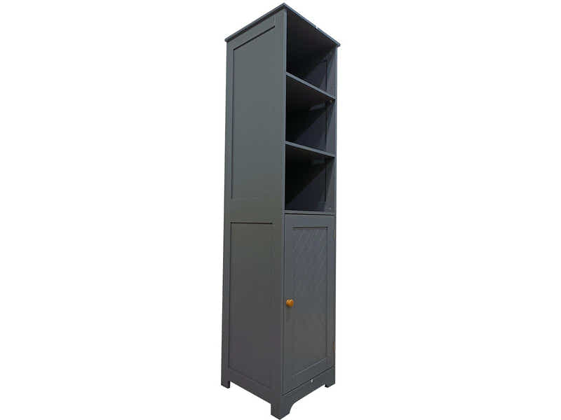 Bathroom Tower Cabinet - Grey