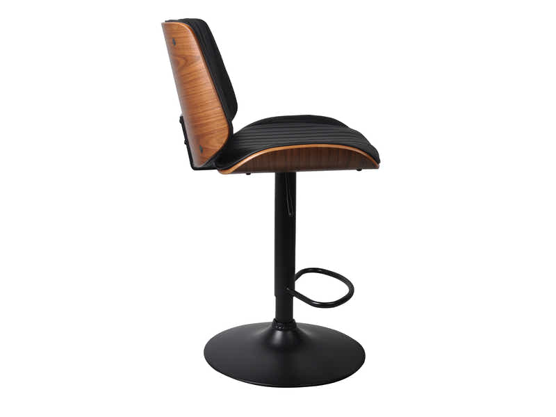 Barcelona Mid-Back Adjustable Bar Stool