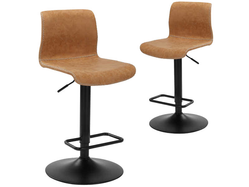 Boston Adjustable Bar Stool - Set of 2