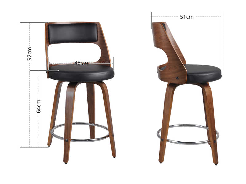Davina Bentwood Bar Stool