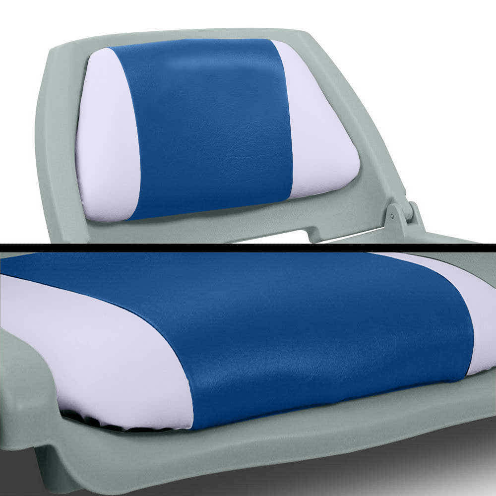 Sport Foldable Marine Boat Seats – Blue (Set of 2)