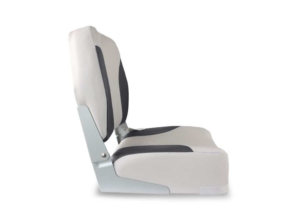 Premium Foldable Marine Boat Seats – Grey (Set of 2)