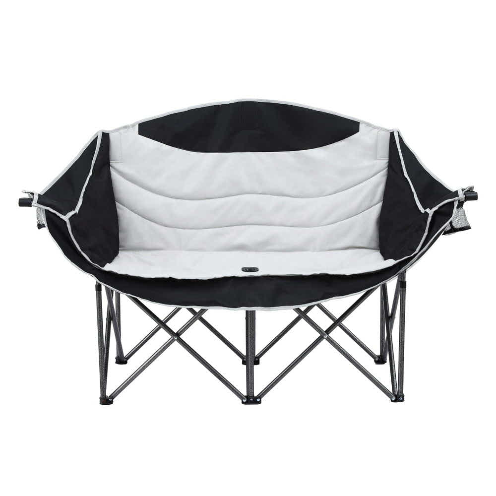 DS NA Weisshorn Camping Chair Double Folding Moon Chair Portable Seat 240KG