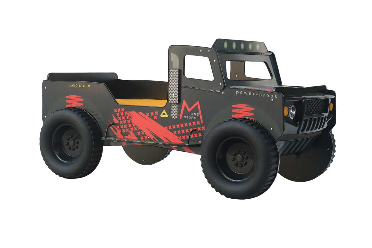 Land Storm Ute Truck Bed Black - Single