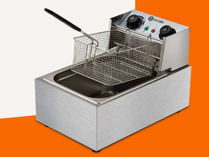 Single Tank Electric Fryer Large