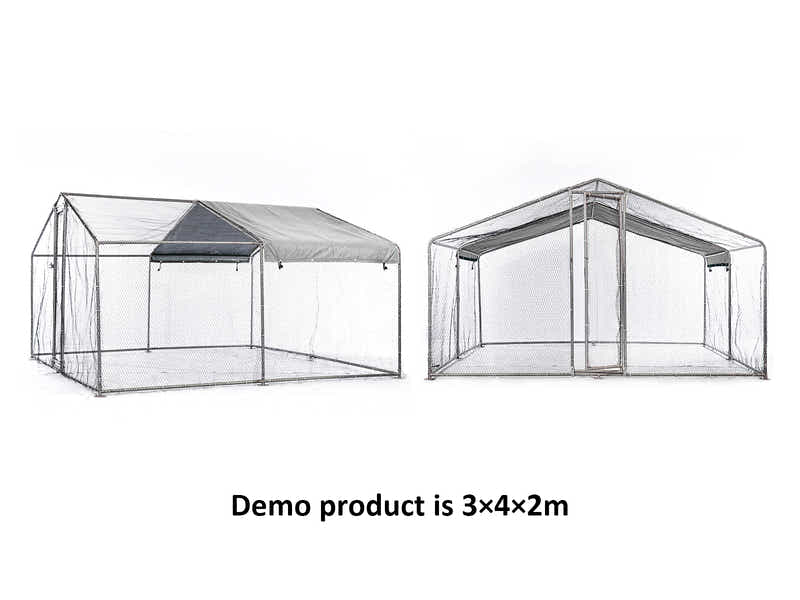 Steel Chicken Coop - 3m x 4m x 2m