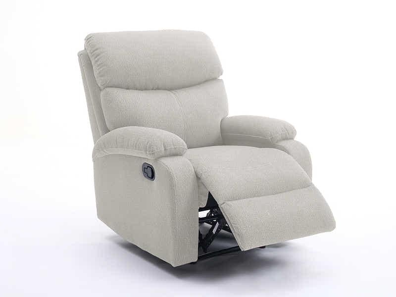 Giselle Boucle Recliner Chair - Beige